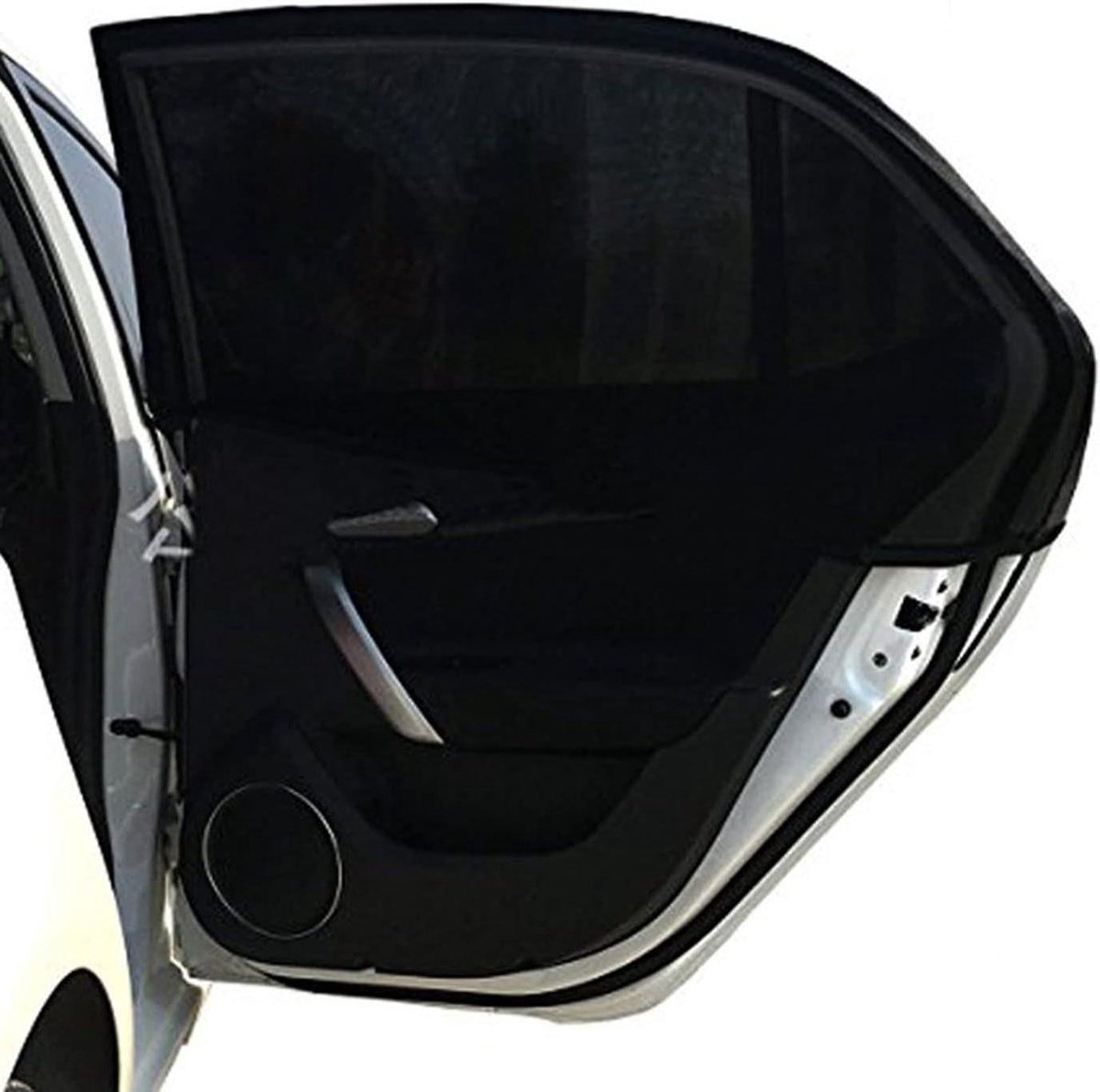 Pare-soleil Magnétique Pour Fenêtre De Voiture - Lot De 2, Protection UV, Opacité Totale, 80x50 Cm
