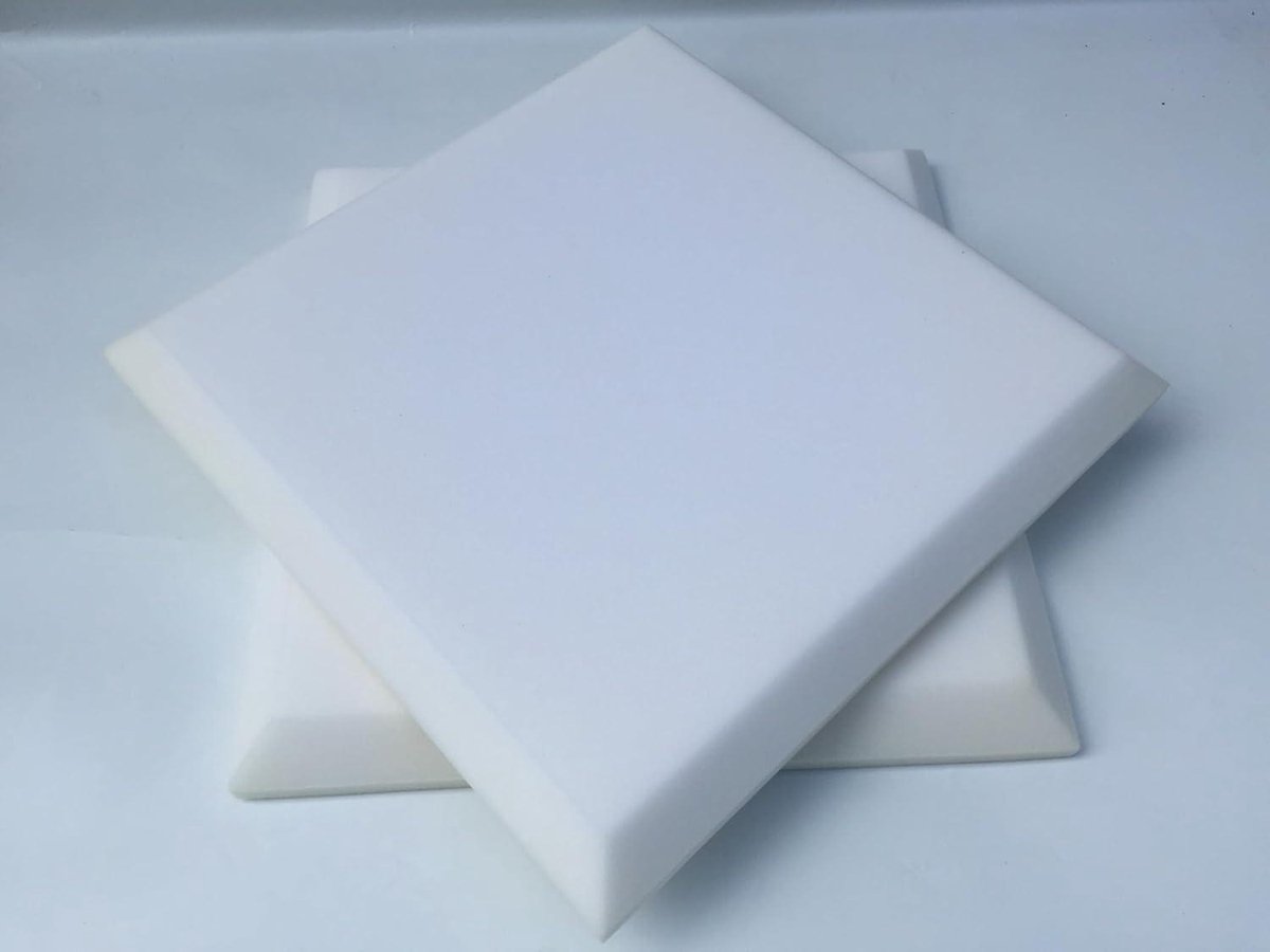 soniflex Soni PYRAMIDE Akoestisch schuim, 100 x 50 cm, geluidsabsorberend voor muur en plafond, akoestisch schuim, piramide voor geluidsisolatie, van melamineschuim, dikte 5 cm, wit soniflex Soni PYRAMIDE Akoestisch schuim, 100 x 50 cm, geluidsabsorberend voor muur en plafond, akoestisch schuim, piramide voor geluidsisolatie, van melamineschuim, dikte 5 cm, wit