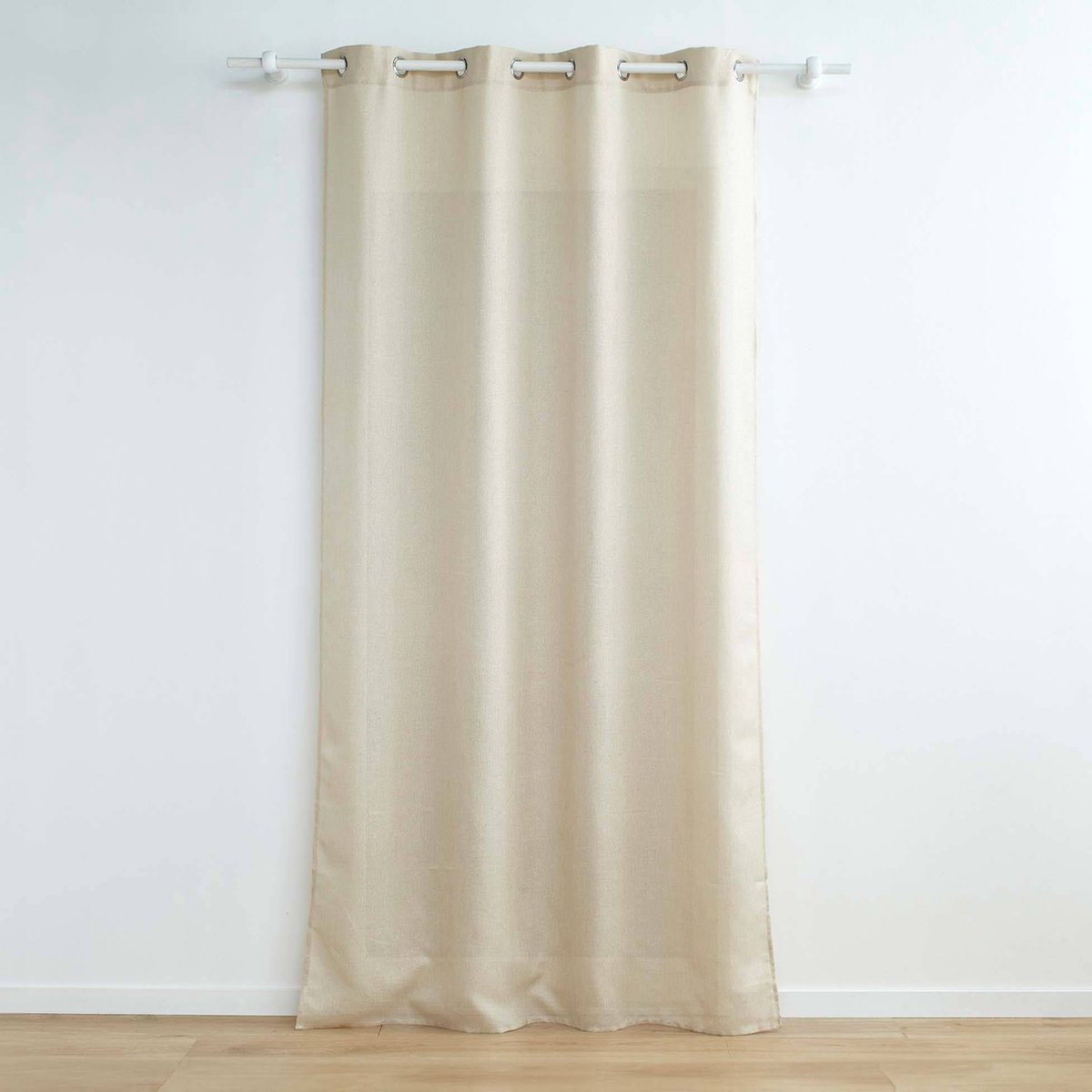 Gordijn met metallic draad ZELINE, 140 x 260 cm