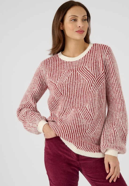 Damart - Pull point côte anglais Thermolactyl - Femme - Rose - L