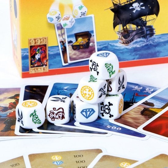 999 Games - 1000 Bommen & Granaten! - Dobbelspel - Nieuwe versie met speciale kaarten! - Kinderspel - Gezelschapsspel - Familiespel - Klein cadeautje