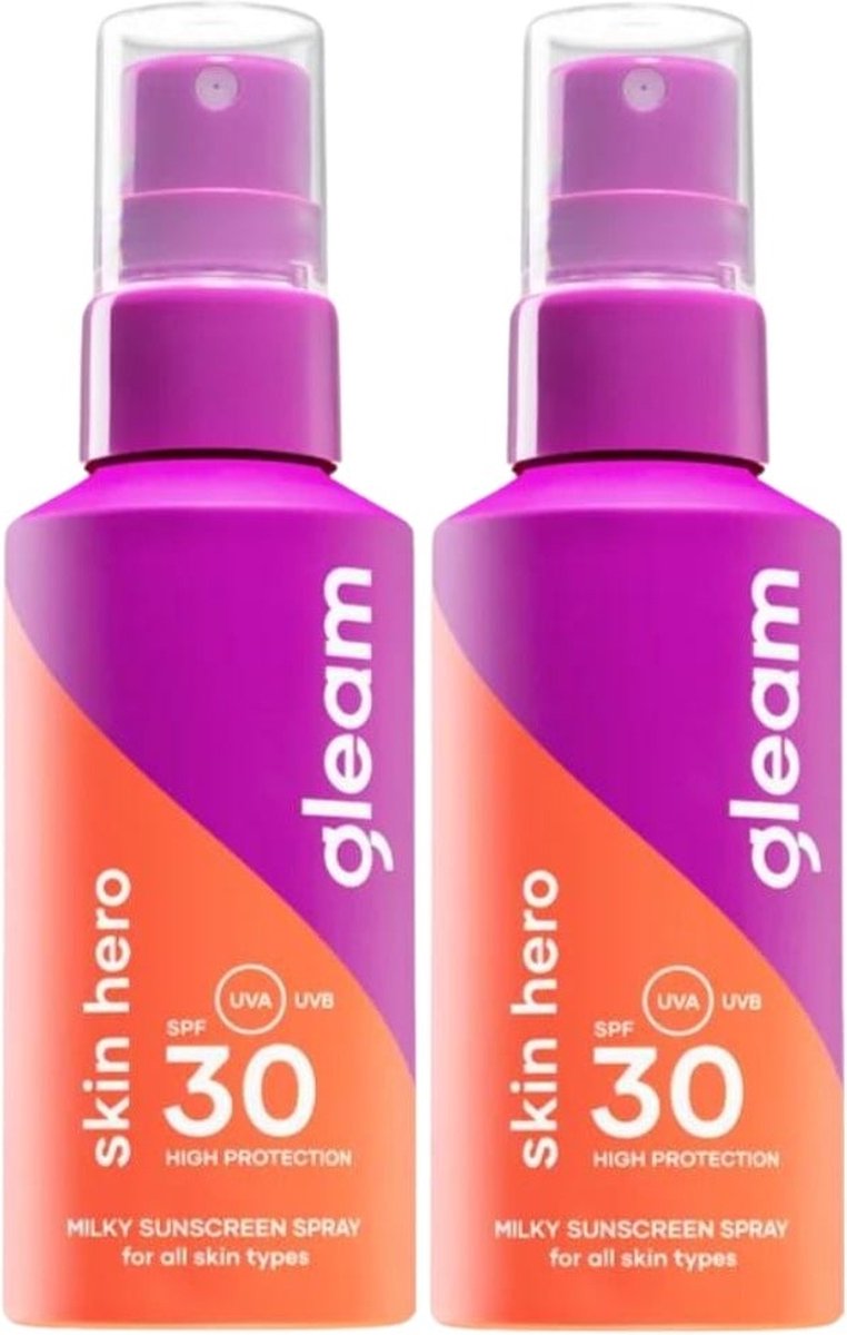 Goedkoopste Gleam - Zonnebrand Voordeelverpakking SPF30 - 2x100ml