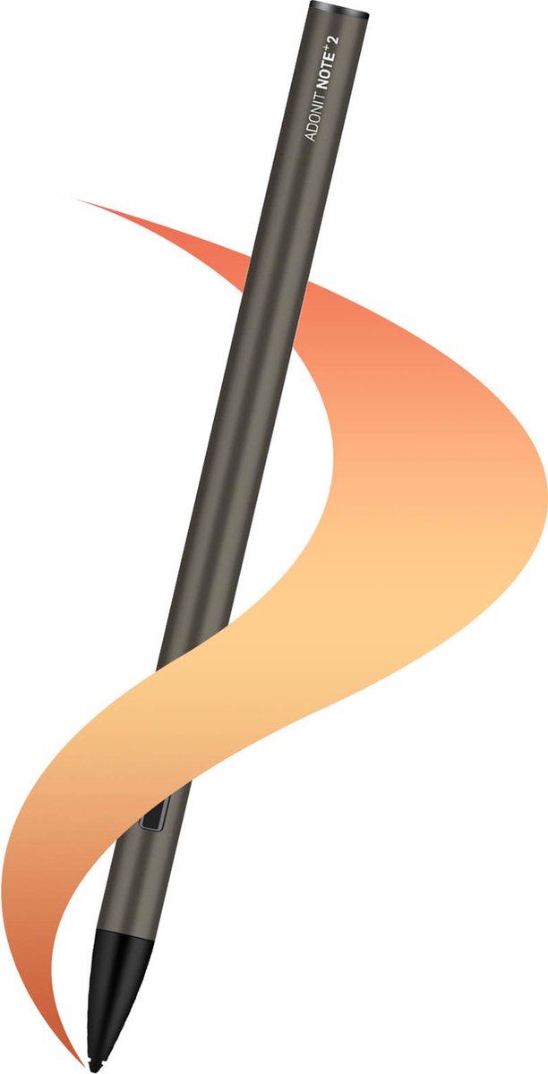 Adonit, Bluetooth Magnetische Mount Stylus Geschikt voor Apple iPad Model Note+ 2, Zwart