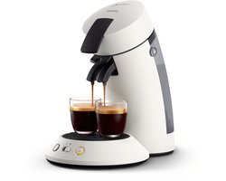 Philips Senseo Original Plus Koffiepadmachine CSA210/10 - Keuze uit 1 of 2 Kopjes - Instelbare Intensiteit - Automatische Uitschakeling - Wit