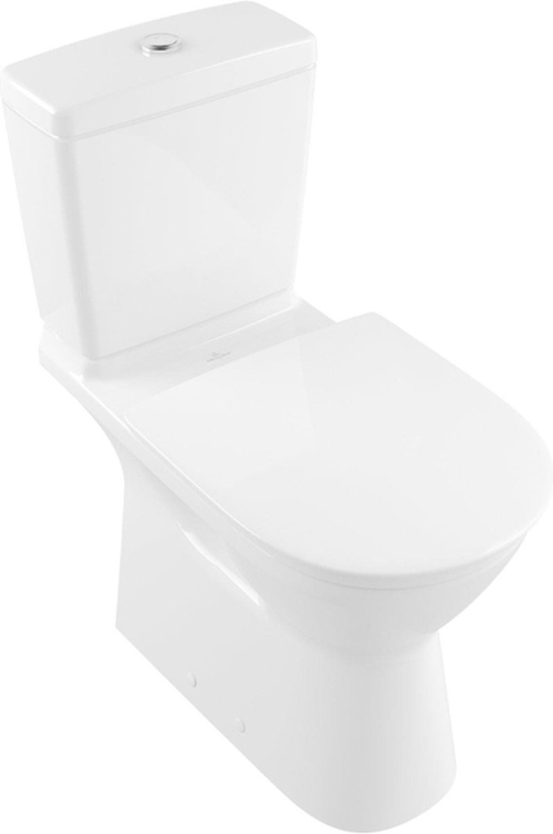 Villeroy & Boch Vicare combipack Vita - met wandcloset PK DirectFlush reservoir verhoogde closetzitting - softclose - White Alpine (glans wit)