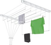 Bol.com Plafondroger 6 x 110 cm badkuip | wasrek ruimtebesparend - plafondmontage | wit - badkameraccessoires aanbieding