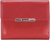 Esquire Cuir Porte-monnaie Helena RFID Wallet Red Rouge