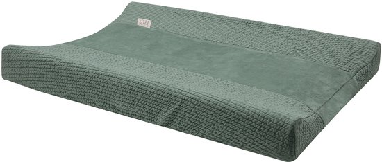 Witlof For Kids Aankleedkussenhoes Forest Green Waves 70 x 50 cm — afbeelding 3