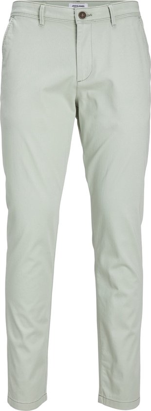 JACK & JONES Marco Phil loose fit, heren chino, groen herringbone