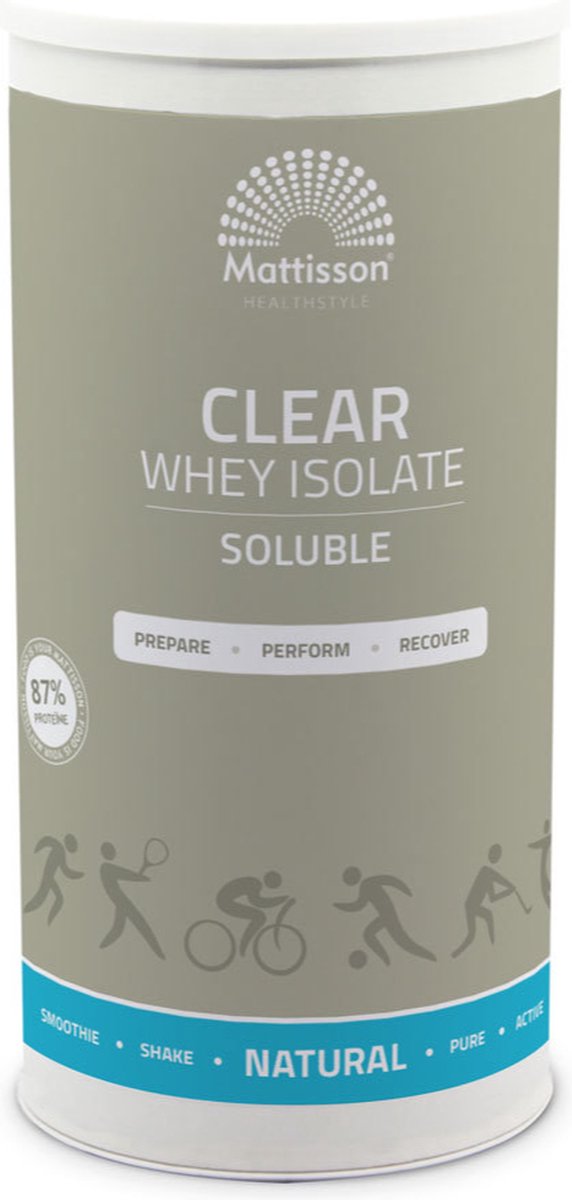 Goedkoopste Mattisson - Clear Whey poeder - Naturel - 400 gram