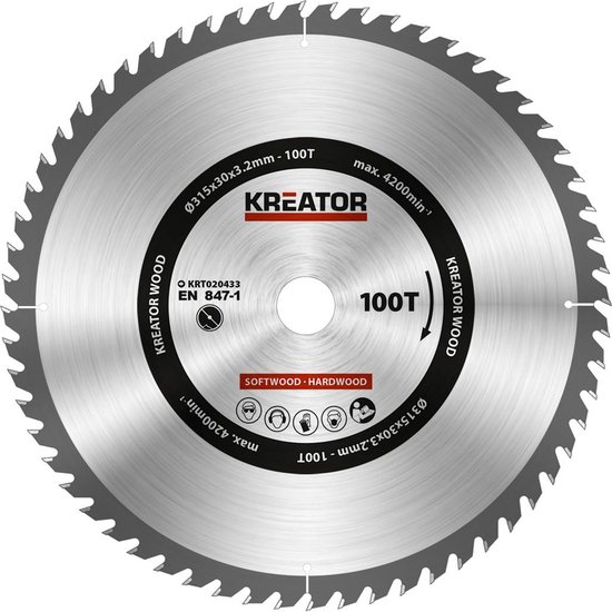 kwb Cirkelzaagblad 210 x 30 mm, Made in Germany, nagelbestendig, voor hout met metalen resten, universeel zaagblad voor bijv. metalen, hout en kunststof kwb Cirkelzaagblad 210 x 30 mm, Made in Germany, nagelbestendig, voor hout met metalen resten, universeel zaagblad voor bijv. metalen, hout en kunststof