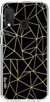 Casetastic Softcover Samsung Galaxy A20e (2019) - Abstraction Outline Gold