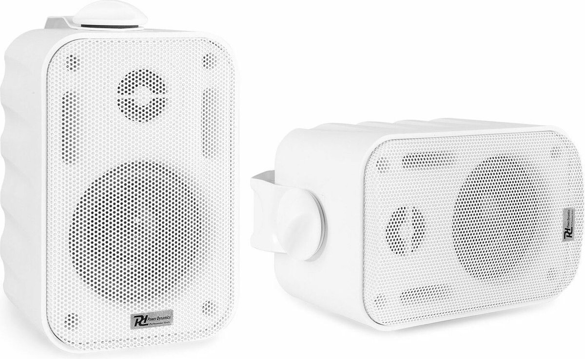 Buiten speakers - Power Dynamics BT10 versterker met Bluetooth en 3'' witte speakers thumbnail 8