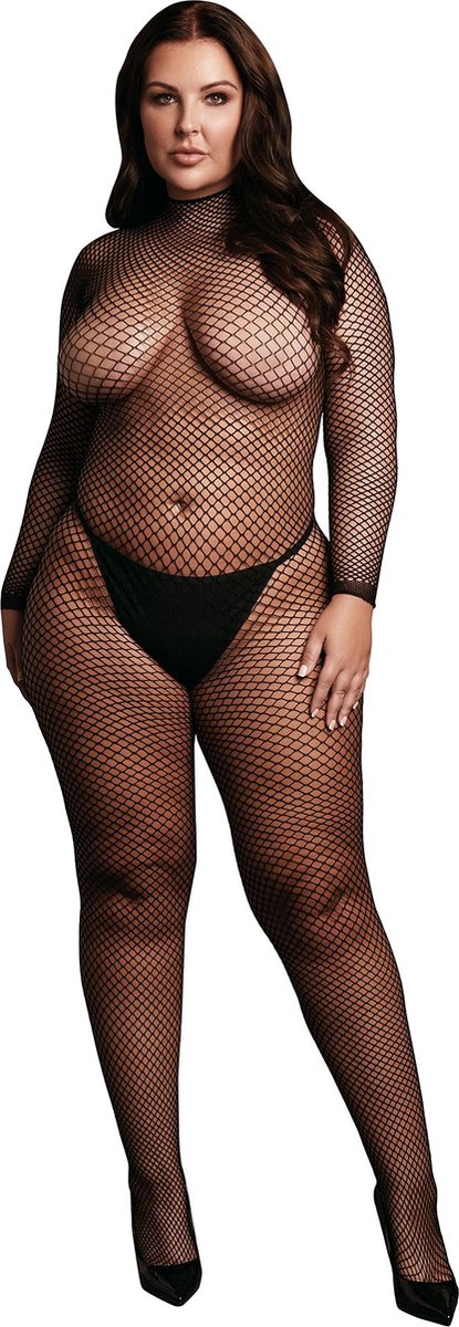 Goedkoopste Bodystocking Fishnet Structure - Open / Turtle - OSX - Black
