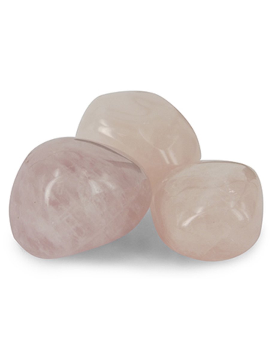 Ruben Robijn Roze kwarts AB trommelstenen 100 gr. (mt3)