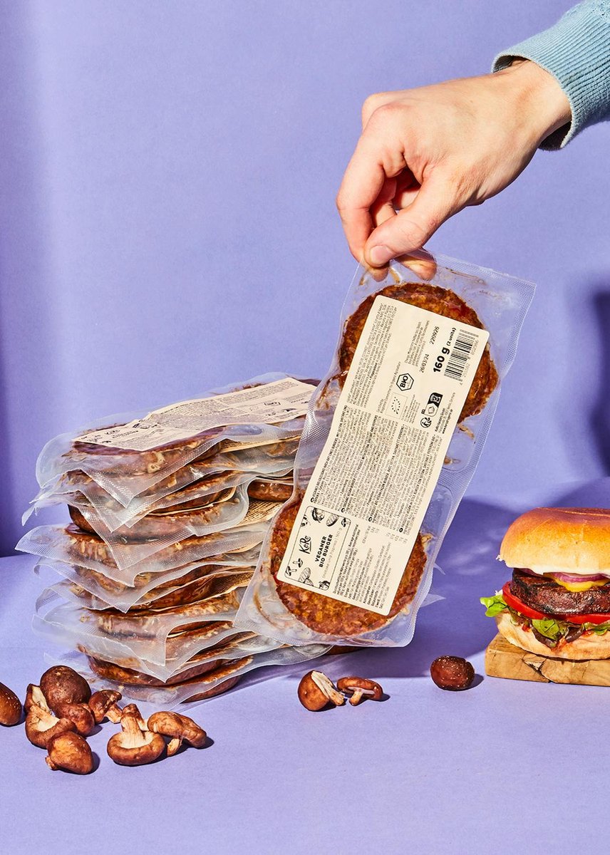 Goedkoopste KoRo | Bio vegan shiitake-paprikaburger 12 x 160 g