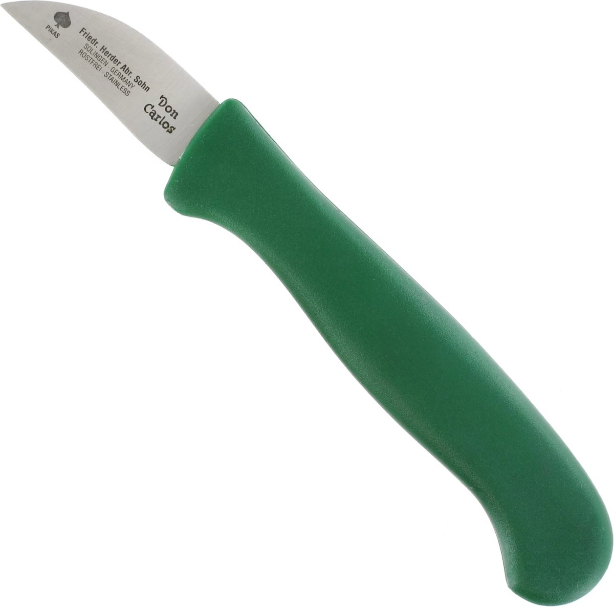 Friedrich Herder Strip-/kaakmes – RVS – 45 mm – groen – duurzaam en betrouwbaar