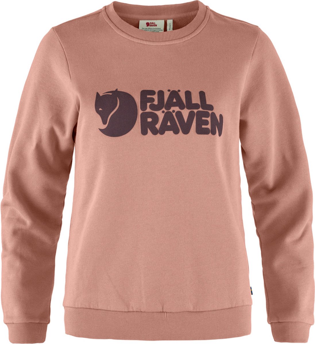 Fjällräven Logo Trui Vrouw Dusty Rose / Port