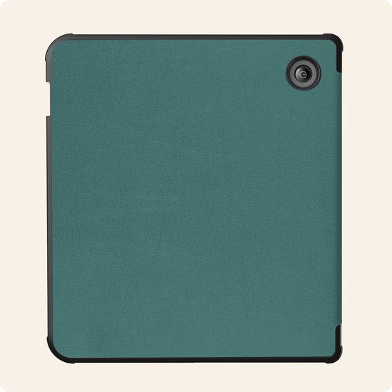 Hoesje Geschikt voor Kobo Libra Colour Hoes Book Case - Hoes Geschikt voor Kobo Libra Colour Hoesje Book Cover - Donkergroen van Hoesje  — afbeelding 5