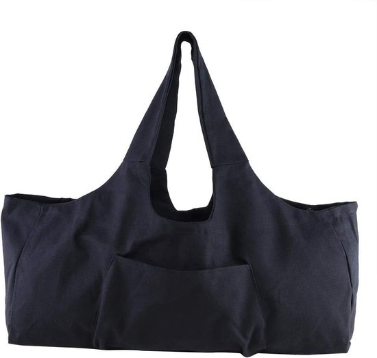 sportsnew Yogamat Tas Groot met Draagriem, Zak voor Waterfles en Nat Compartiment, Lange Pilates Tas met Volledige Ritssluiting voor Dikke Mat, Roze, Octrooi Aangevraagd