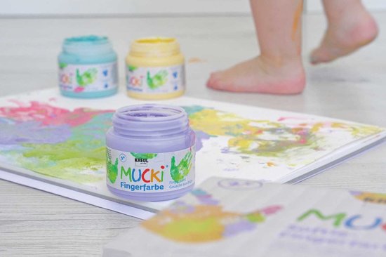 Kreul Kreul Mucki Softie Vingerverf Set 6x150 ml