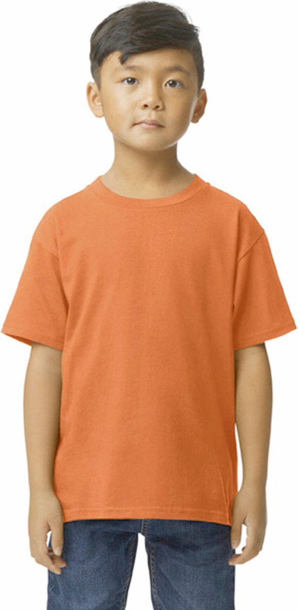 Gildan - Softstyle® Midweight Youth T-Shirt - Orange - S (110/116)
