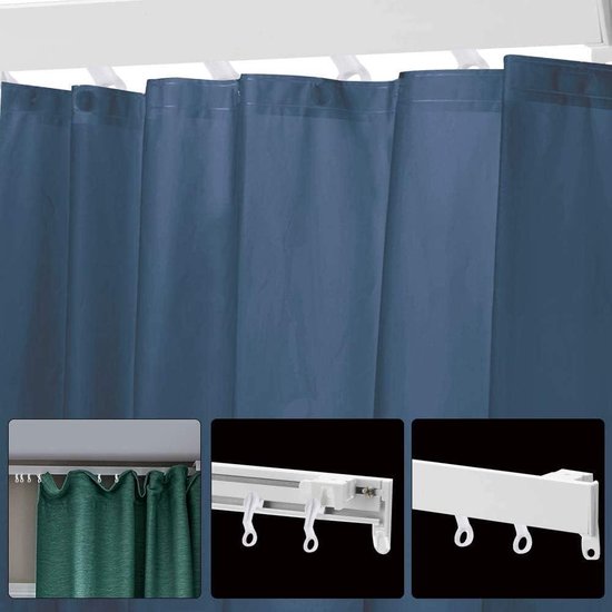 GORDIJN RUNNERS - U - RAIL - 100 STUKS - ANCHOR - U 2000 RUNNER 1107