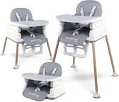 Bol.com Mobiclinic Kiara - Kinderstoel - Evolutionair - Opvouwbaar - 3 in 1 - Verstelbaar dienblad - Veiligheidsbanden - Reizen ... aanbieding