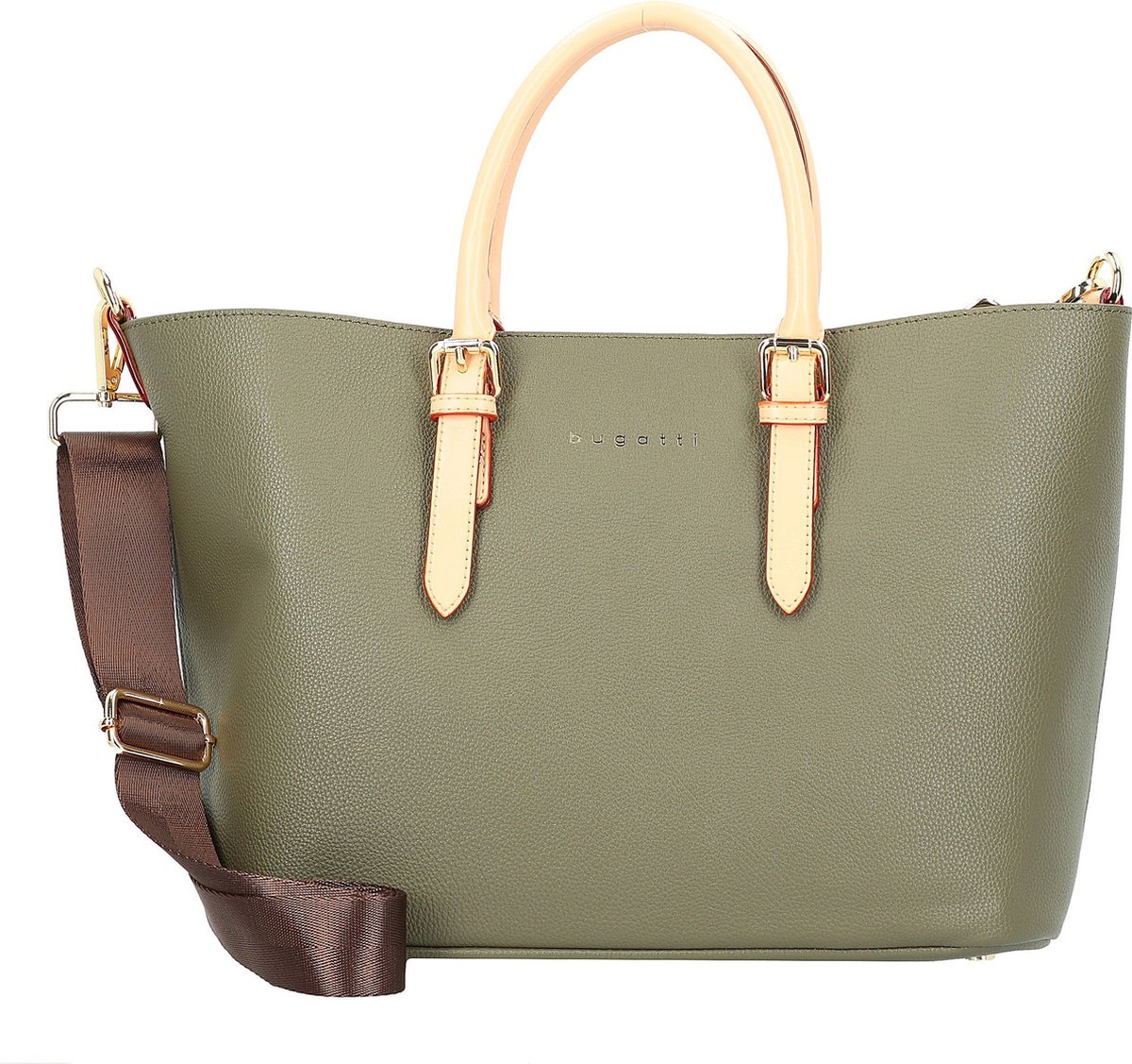 bugatti Handtas Schoudertas Ella Shopper Olive Groene