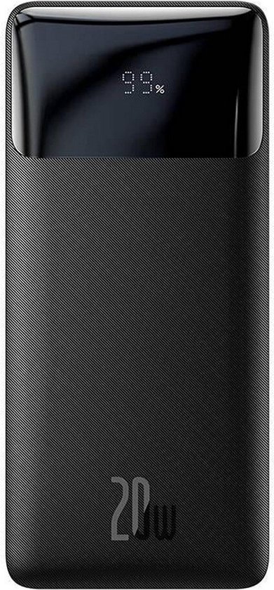 Baseus Bipow Powerbank 20.000 mAh Zwart met PD Fast Charge - Baseus - €32,95