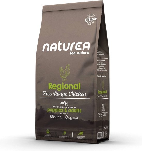 Naturea Grainfree Dog Ethos Regional Poulet fermier 1,6 kg - Chien