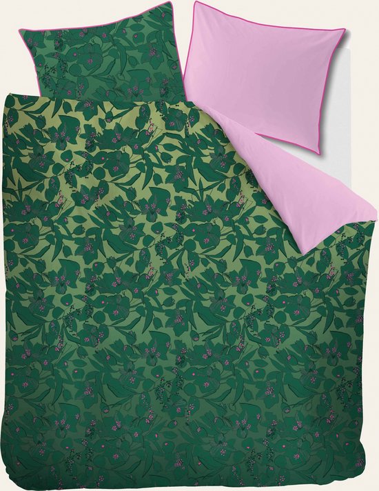 Cowl waterval top- olijf groen- viscose