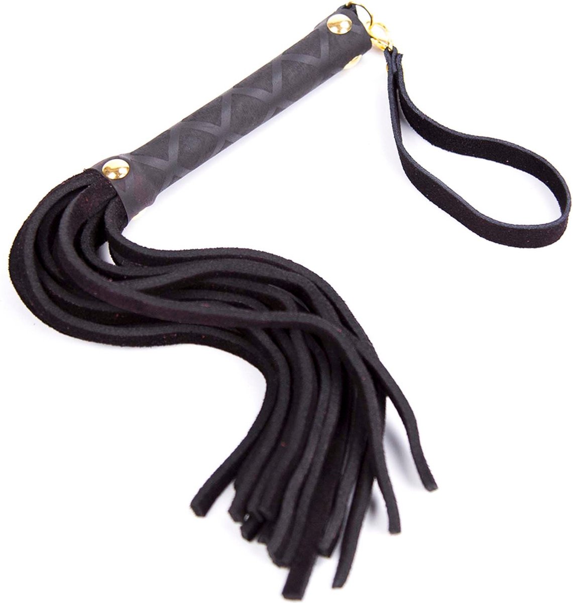 Smart Moves - Lederen Flogger - 27 cm - Zwart