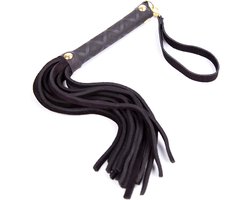 Smart Moves - Lederen Flogger - 27 cm - Zwart