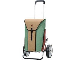 Andersen SHOPPER MANUFAKTUR Boodschappentrolley Royal Shopper Oli. P 2.0 Beige Veelkleurig 107cm
