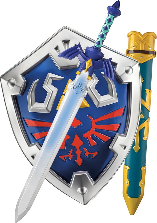 BCI Legend of Zelda schild en zwaard - Link kostuum accessoires - 66 x 15 x 5 cm