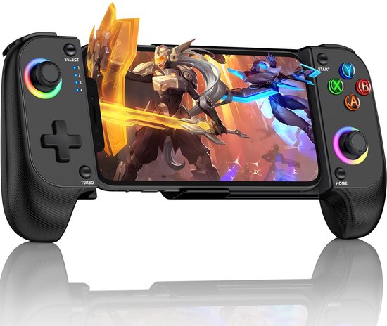 Draadloze Telefoon Controller geschikt voor Nintendo Switch, iPhone, Android, Cloud Streaming (PS5, Xbox Game Pass) - Bluetooth BackBone Draadloos - Turbo + Macro Knoppen - Accessoires