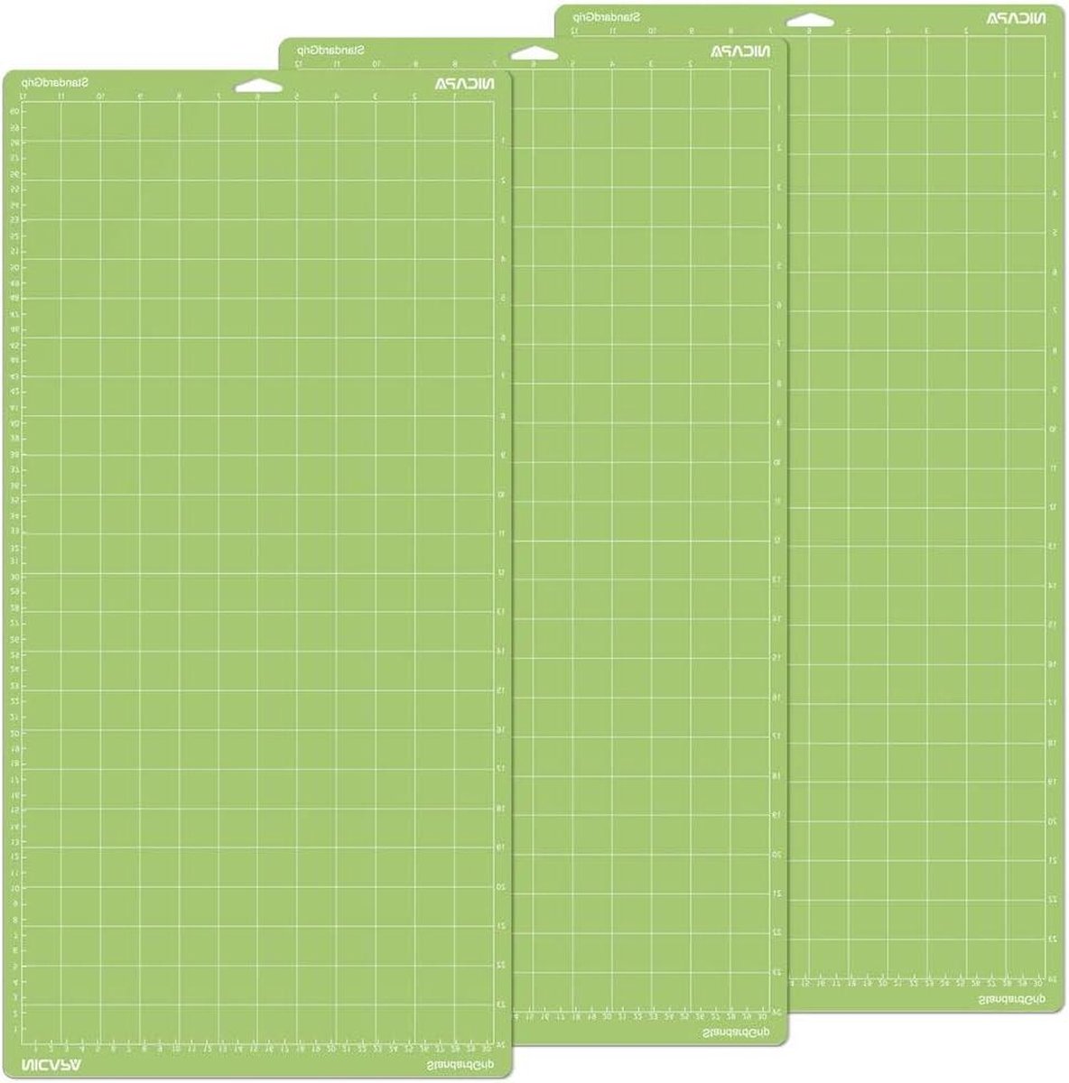Snijmat Standardgrip 305 x 61 cm 3 stuks verpakking geschikt voor Cricut Maker 3 Explore 3 Air 2 Air One snijmatten voor vinyl handwerk