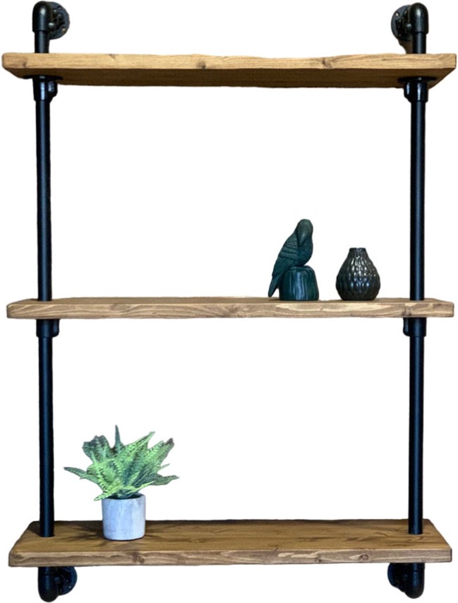 Design85 Steigerbuis Kast Whisky 60cm Zwart Industrieel Design