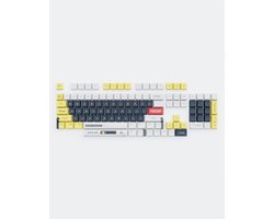 Dark Project - KS-2036 PBT - Keycaps - Wit/Geel - ENG
