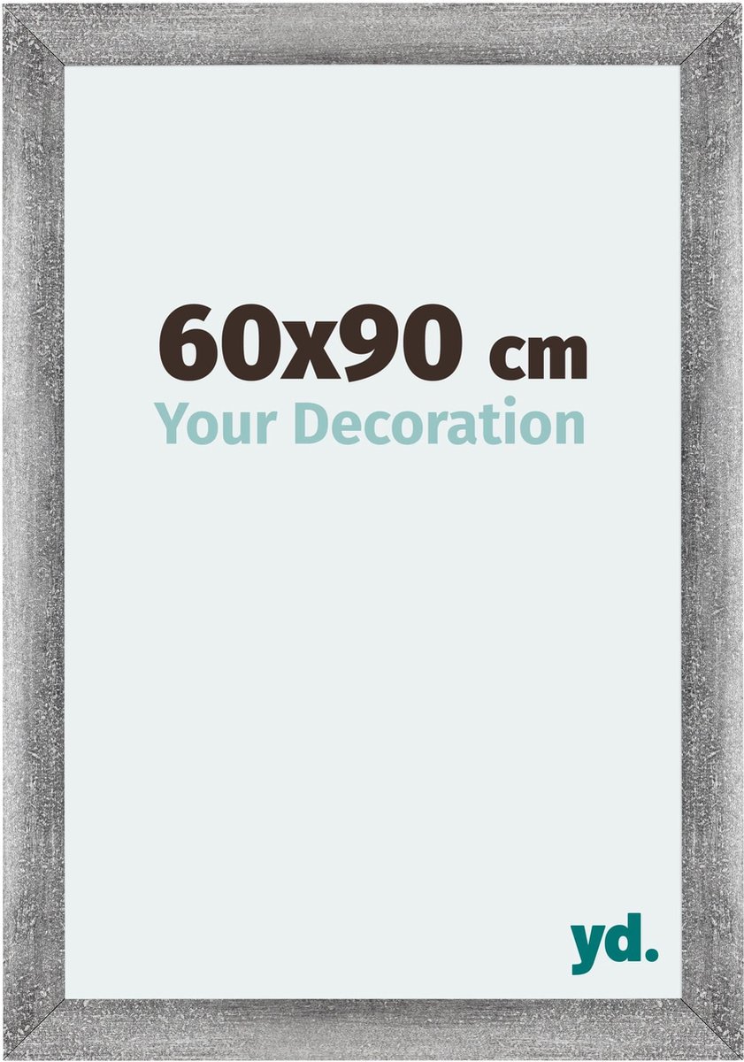 yd. Your Decoration - Fotolijst 60x90 cm - MDF - Grijs Geveegd - Mura