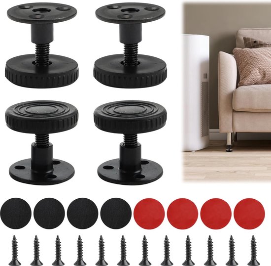Set Van 4 Verstelbare Poten Voor Meubels Tafels Kasten 27 40 Mm Bol