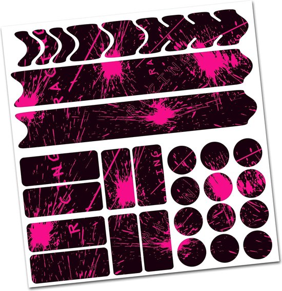 3 stuks fietsbeschermfolie Transparant fietsframebeschermfolie fietslakbeschermfolie fiets PVC fietsframe bescherming Carbon sticker fietsframebescherming fietsbescherming tegen lakschade frame