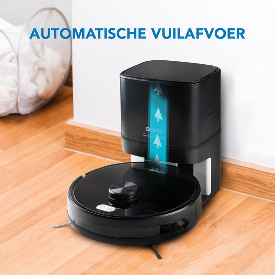 Robot aspirateur et balai avec aspiration de 4000 Pa, réglages de nettoyage personnalisés