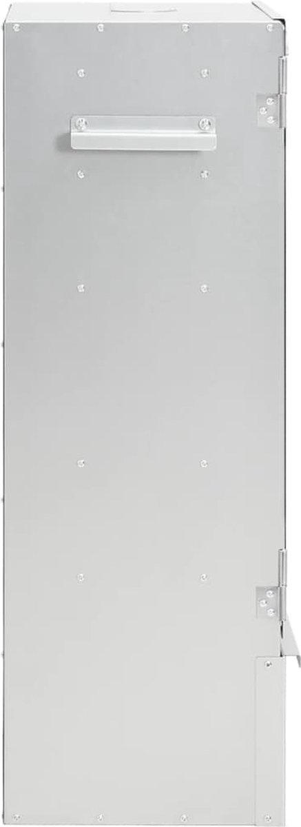 vidaXL - BBQ-rookoven - met - koude - rookgenerator - gegalvaniseerd - staal