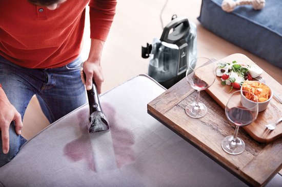 BISSELL SpotClean Plus Draagbare Vlekkenreiniger - Met Extra Lange 2.2m Slang - Tapijtreiniger voor Bank, Auto & Matras - Carpet Cleaner Apparaat - Incl. HydroRinse Zelfreiniging - Reinigingsmachine - Zetelreiniger - 3724N