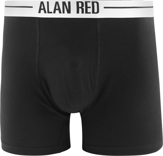 Alan Red Boxer Grijs Zwart 2 Pack Maat M Heren Boxershorts bol