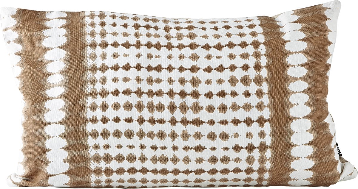 Villa Collection Kussen 50 x 30 cm Sand/Wit