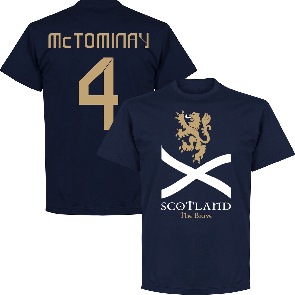 Scotland The Brave McTominay 4 T-Shirt - Navy - XXXL