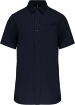 Chemise Homme 4XL Kariban Manche courte Marine 100% Katoen